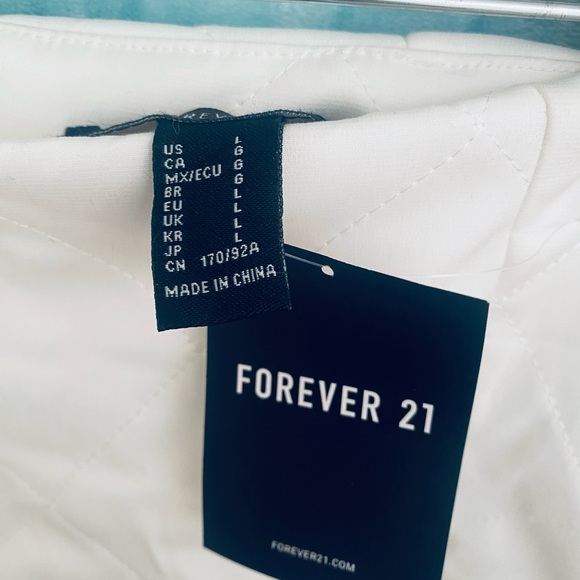 -Large - White -Forever 21 - Mini Skirt - Picture 3 of 3